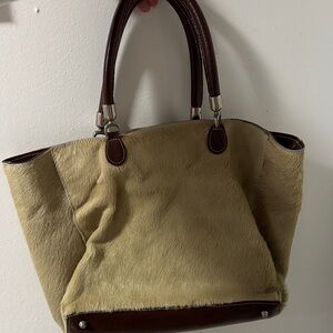 Chic Tan and Brown Women's Tote Bag
